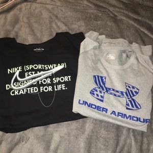 Men’s Athletics Shirt Bundle Nike/Under Armour